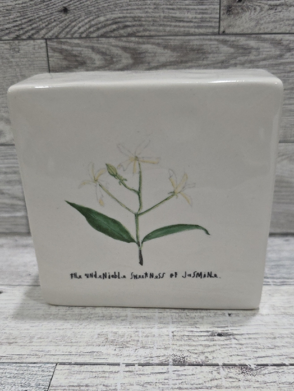 Rae Dunn Artisan Collection French Sketch Parfum Boutique Paperweight